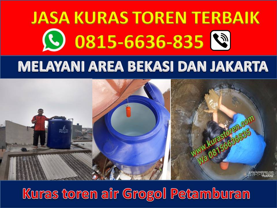 Kuras toren air Grogol Petamburan