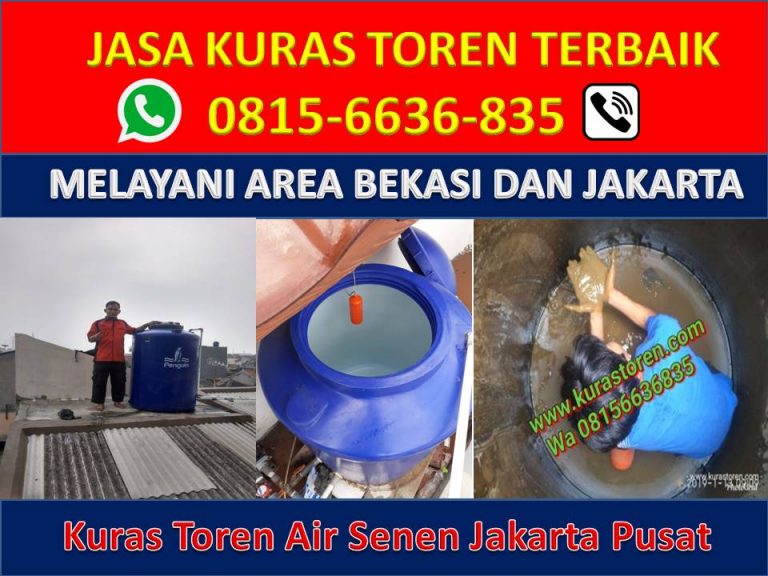 Kuras Toren Air Senen Jakarta Pusat