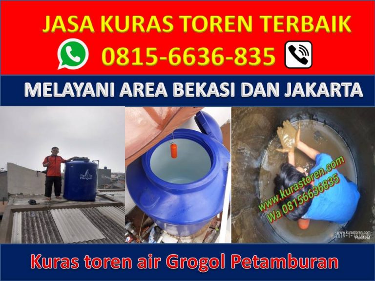 Kuras toren air Grogol Petamburan