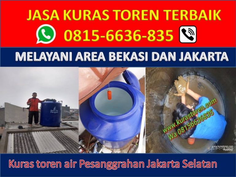 Kuras toren air Pesanggrahan Jakarta Selatan