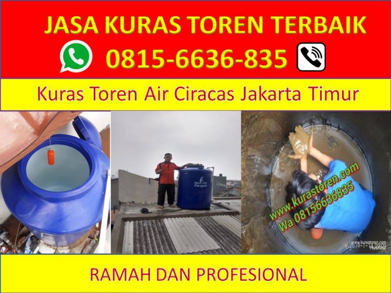 Kuras Toren Air Ciracas Jakarta Timur