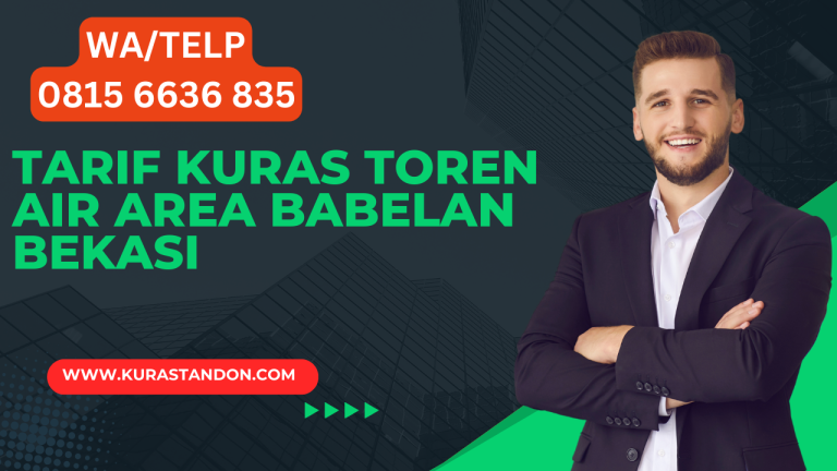 kuras toren air babelan bekasi