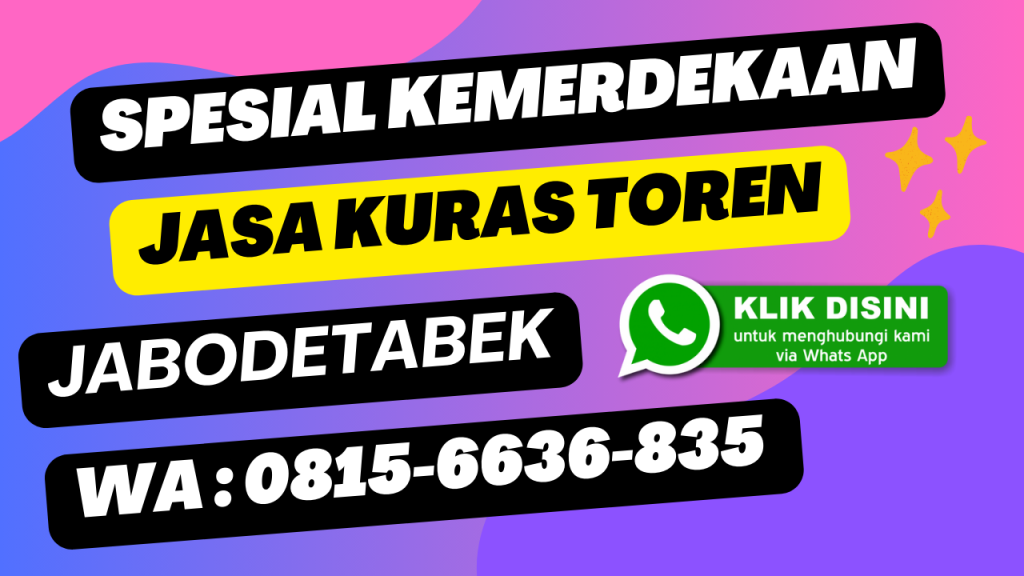 Kuras Toren Air Jabodetabek Spesial Kemerdekaan