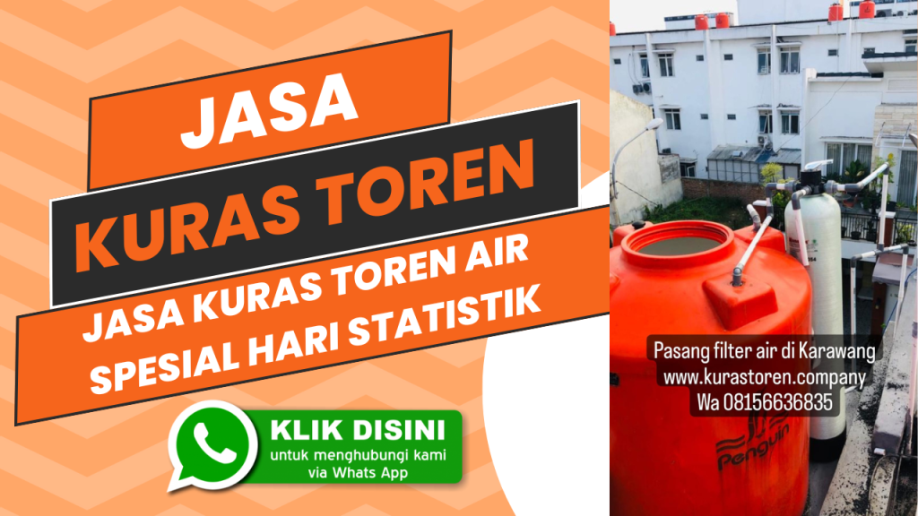 Jasa Kuras Toren Air Spesial Hari Statistik