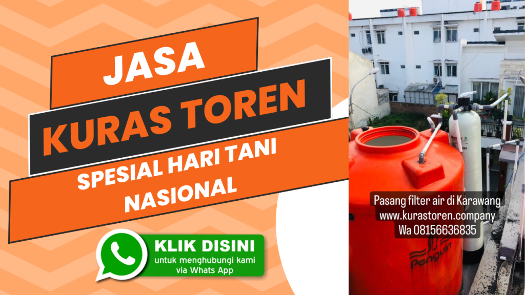 Jasa Kuras Toren Air Spesial Hari Tani Nasional