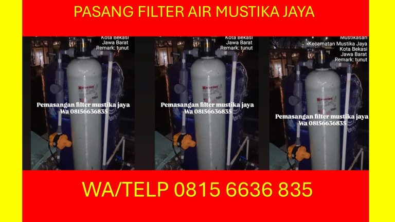 Pemasangan Filter Air Perumahan Family Urban Cluster Giyanti