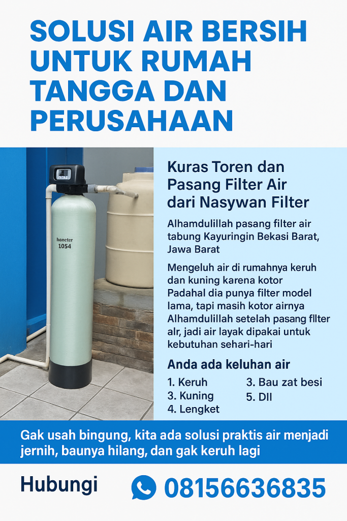 Solusi Air Bersih untuk Rumah Tangga dan Perusahaan