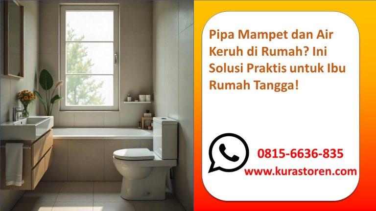 Pipa Mampet dan Air Keruh di Rumah? Ini Solusi Praktis untuk Ibu Rumah Tangga!