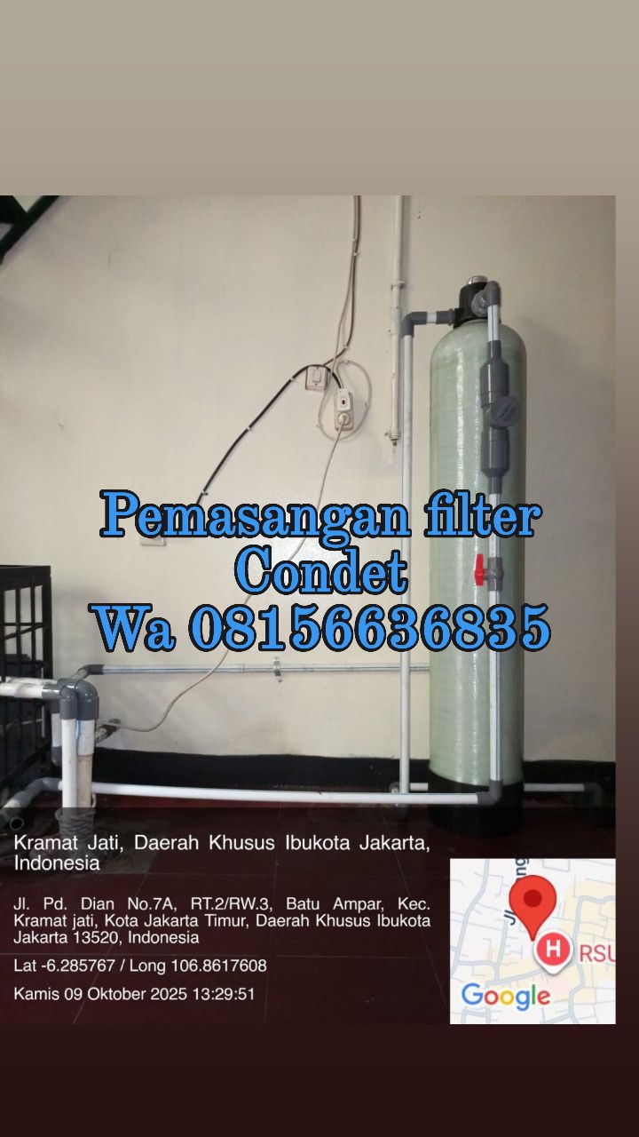 PASANG FILTER AIR CONDET JAKARTA TIMUR JAWA BARAT WA