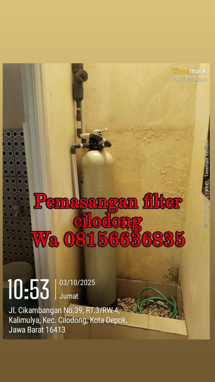 PASANG FILTER AIR KALIMULYA CILODONG DEPOK, JAWA BARAT