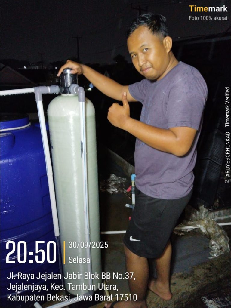 PASANG FILTER AIR PERUMAHAN BRITANIA JEJALEN TAMBUN UTARA BEKASI,JAWA BARAT