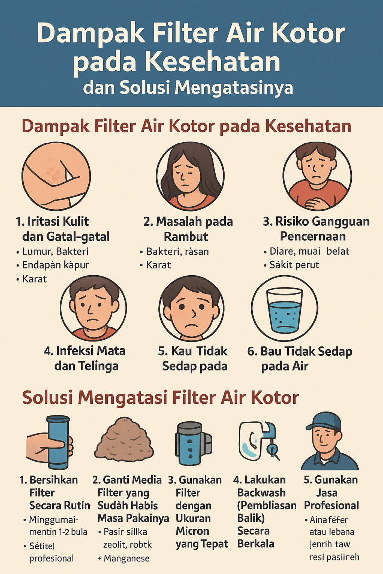 Dampak filter air kotor pada kesehatan