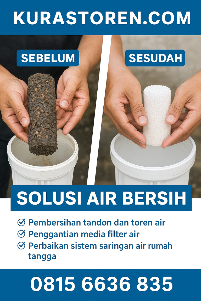 SOLUSI AIR KERUH DAN BAU DARI KURASTOREN