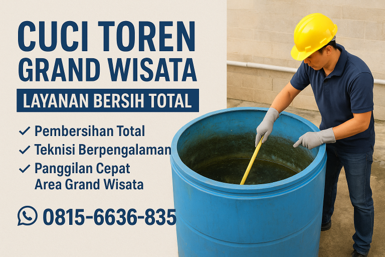 Cuci Toren Grand Wisata – Layanan Bersih Total