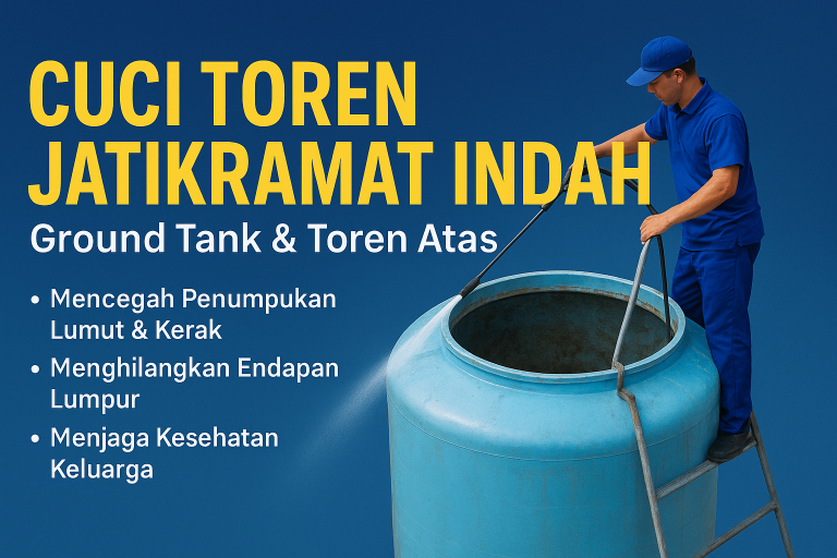 Cuci Toren Jatikramat Indah – Ground Tank & Toren Atas