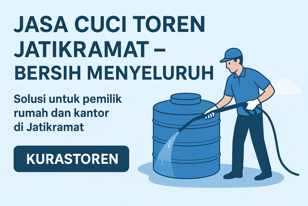 Jasa Cuci Toren Jatikramat – Bersih Menyeluruh