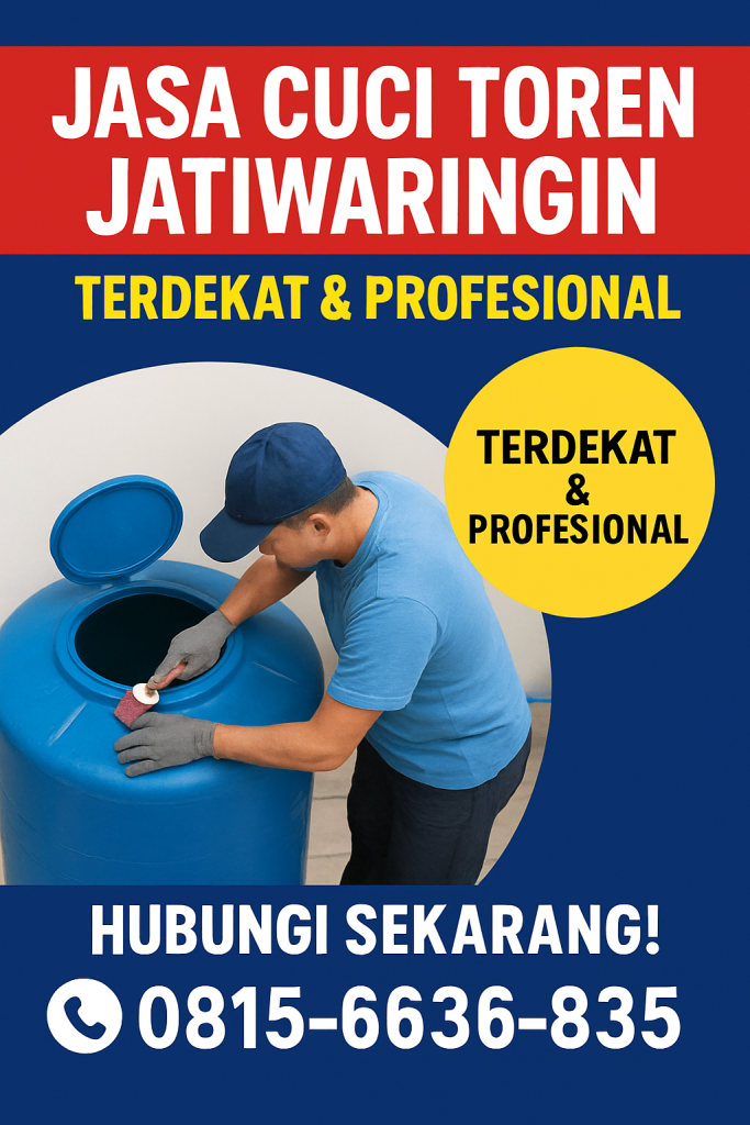 Jasa Cuci Toren Jatiwaringin – Terdekat & Profesional