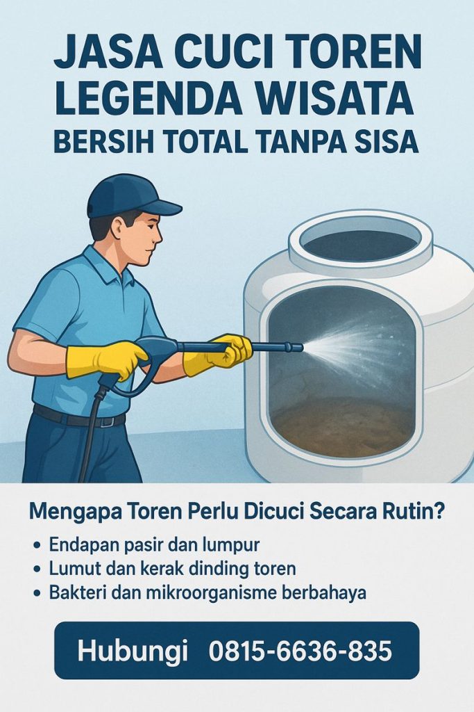 Jasa Cuci Toren Legenda Wisata – Bersih Total Tanpa Sisa