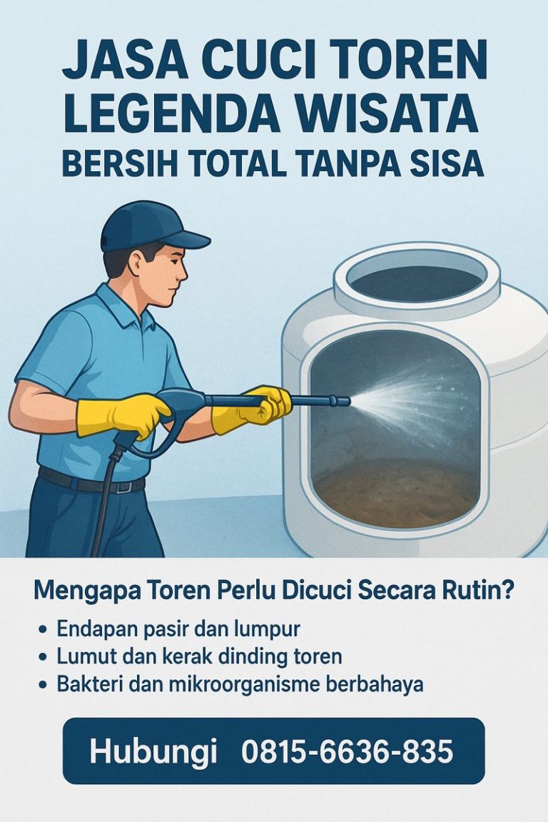 Jasa Cuci Toren Legenda Wisata – Bersih Total Tanpa Sisa