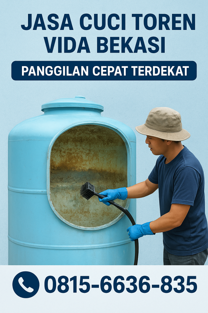 Jasa Cuci Toren Vida Bekasi – Panggilan Cepat Terdekat