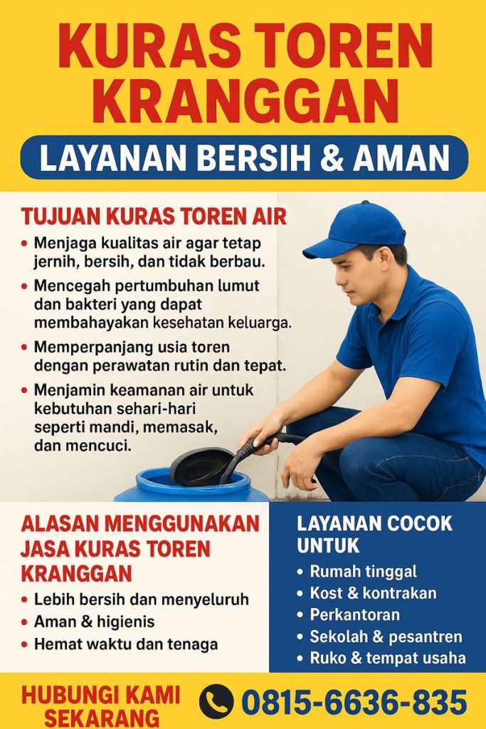 Kuras Toren Kranggan – Layanan Bersih & Aman