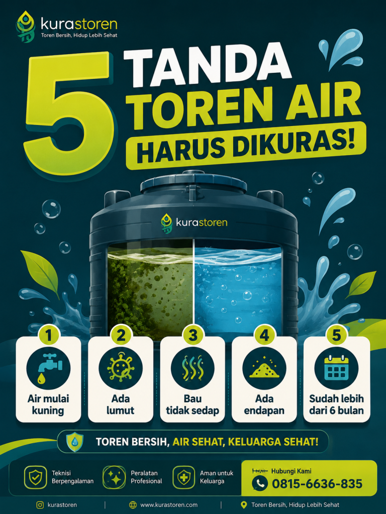 5 TANDA TOREN AIR HARUS DIKURAS