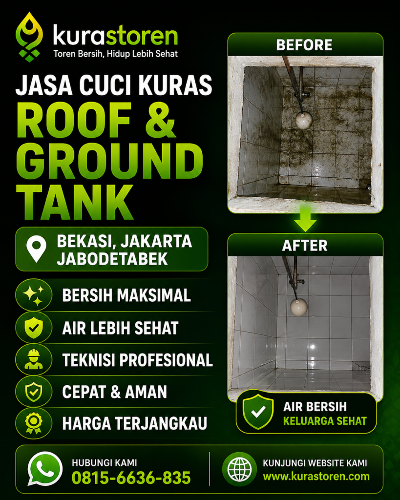 JASA CUCI KURAS ROOF DAN GROUND TANK BEKASI JAKARTA JABODETABEK