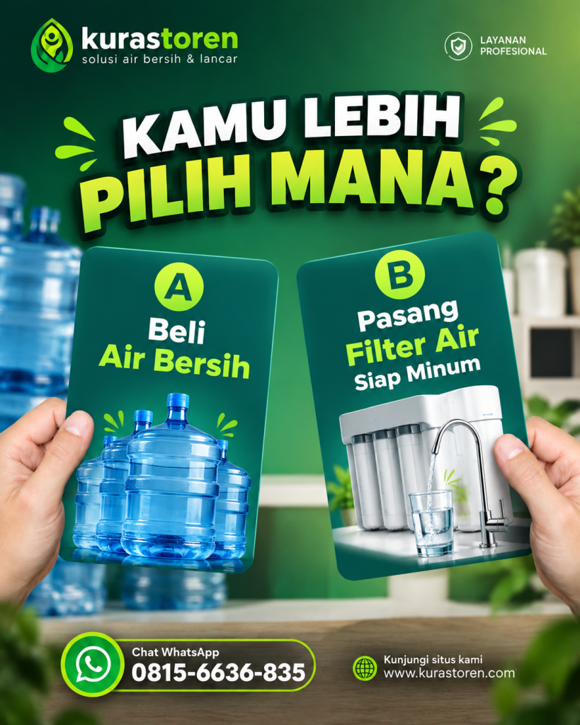 KAMU LEBIH PILIH MANA BELI ISI GALON ATAU PASANG FILTER AIR