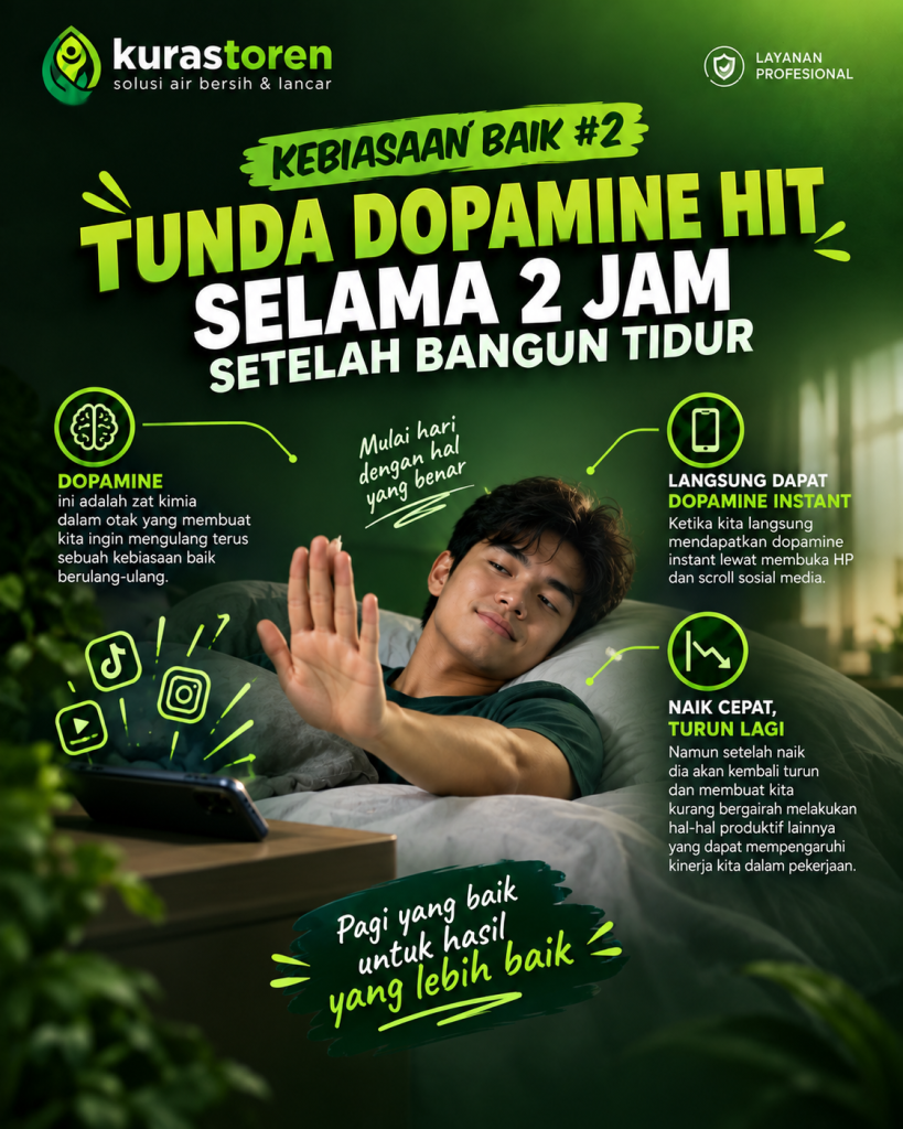 KEBIASAAN BAIK 2 TUNDA DOPAMINE HIT SETELAH BANGUN TIDUR