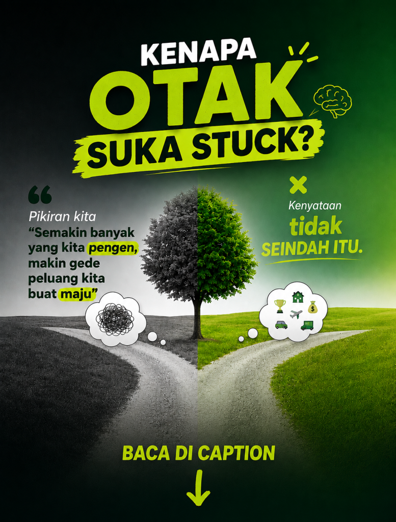 KENAPA OTAK SUKA STUCK