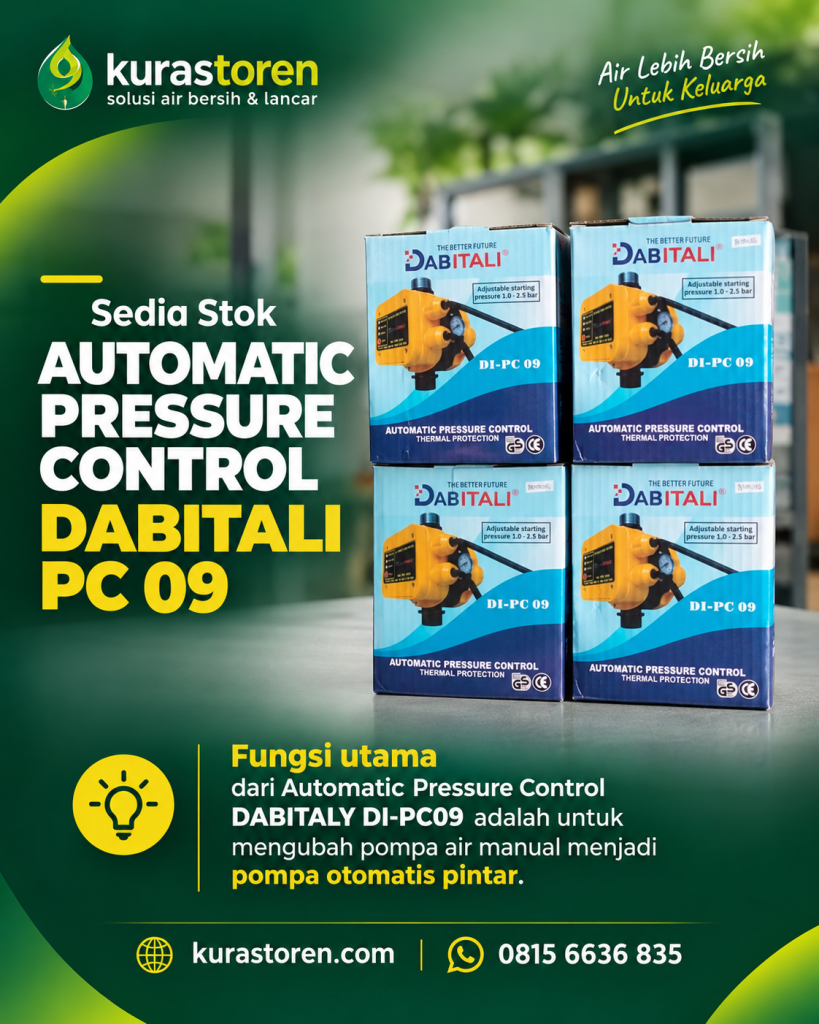 SEDIA STOK AUTOMATIC PRESSURE CONTROL DABITALI PC 09