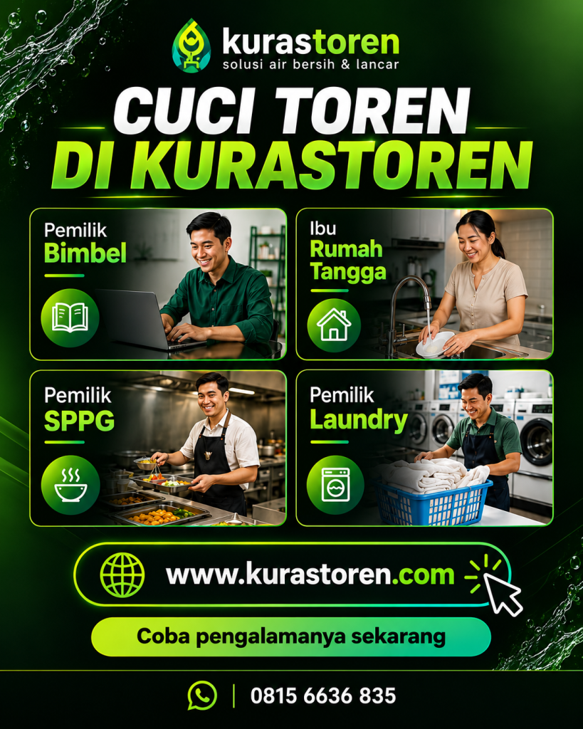 SEMUA CUCI TOREN DI KURASTOREN