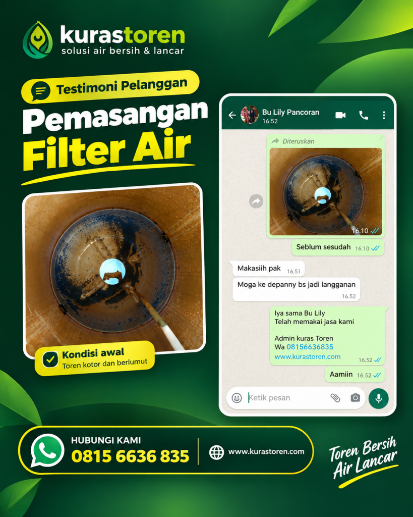 TESTIMONIAL PEMASANGAN FILTER AIR