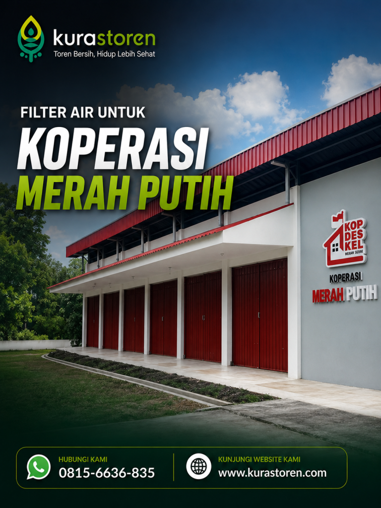 filter air untuk koperasi merah putih