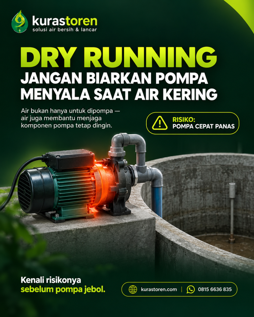 KENALI DRY RUNNING PADA POMPA AIR