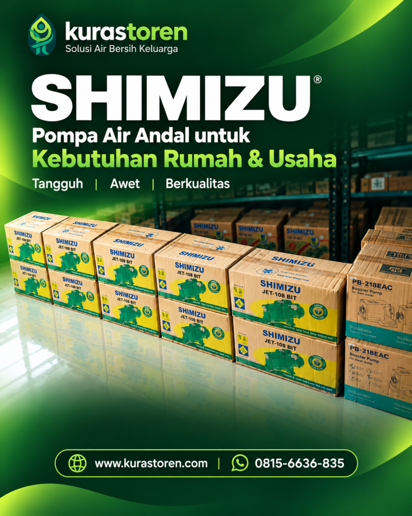 POMPA AIR ANDAL UNTUK KEBUTUHAN RUMA DAN USAHA